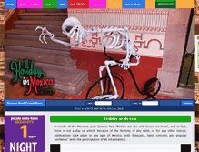 Tablet Screenshot of holidayinmexico.com